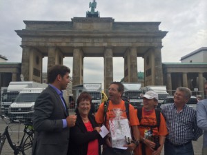 Besuch aus der Südpfalz.